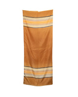 Christian Dior Brown Scarf With Stripes