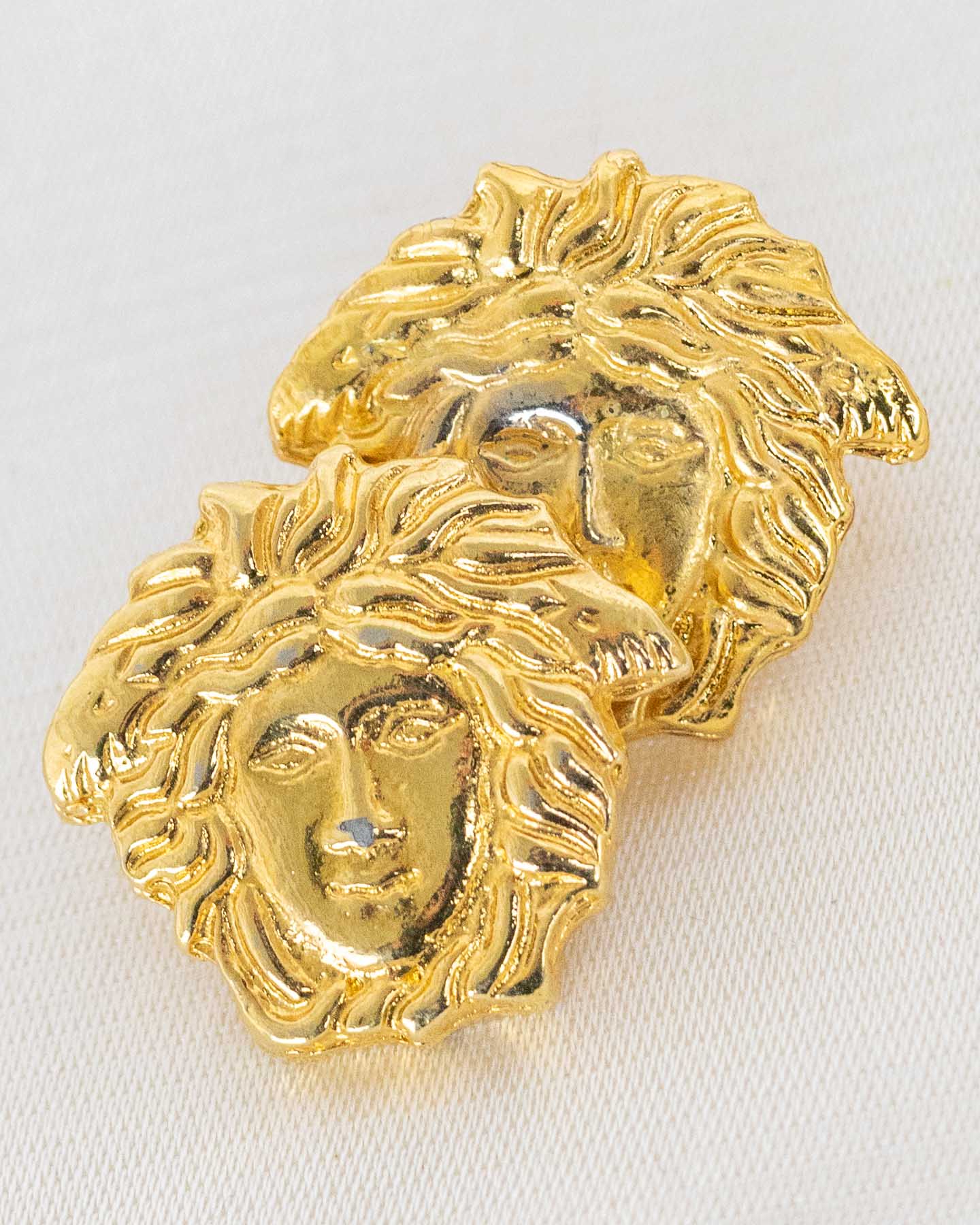 Versace Medusa Gold Brooches