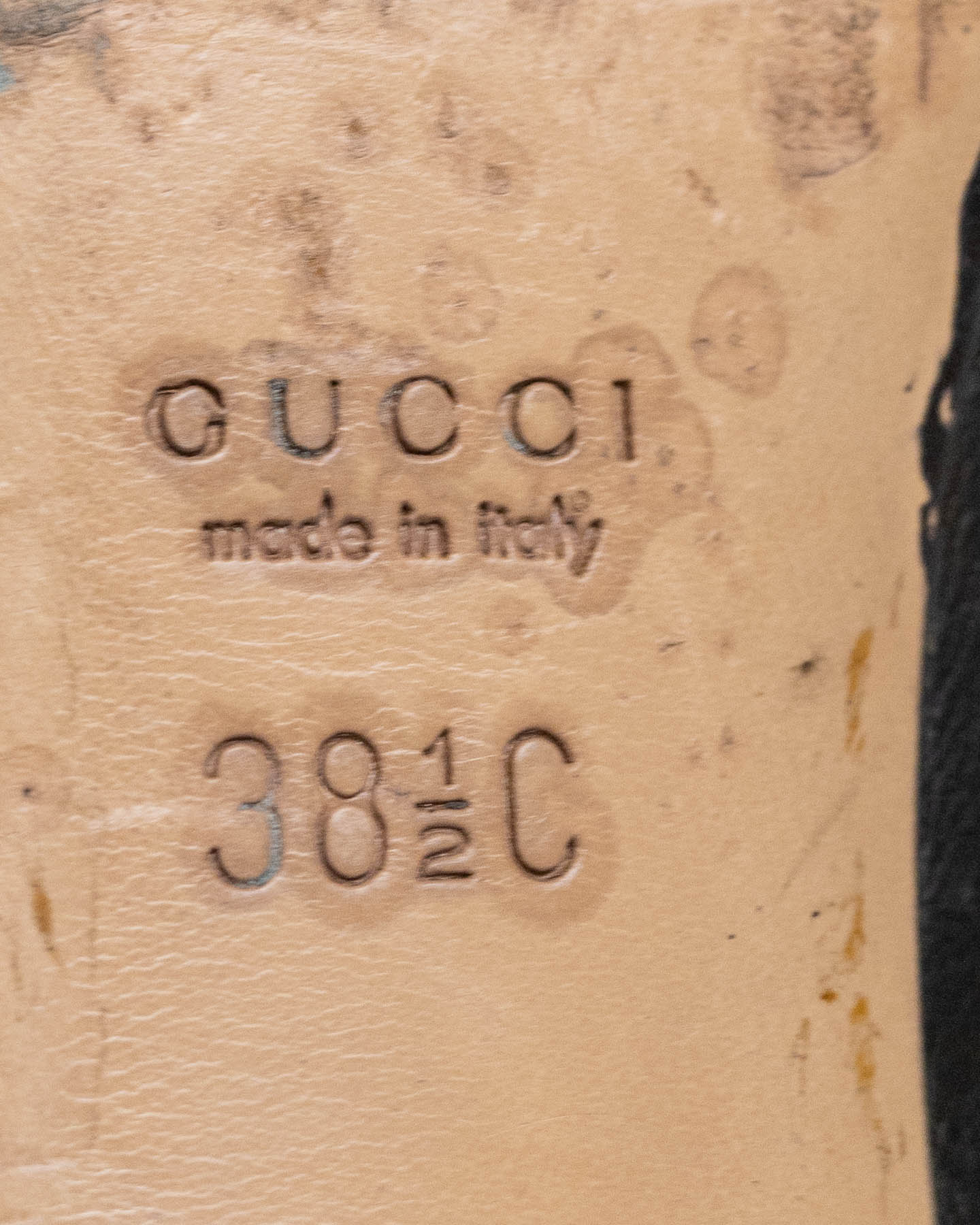 Gucci Black Heels With Horsebit Detail avec boîte - taille 38,5 