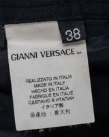 Versace Classic Calça preta cintura alta - tamanho 38