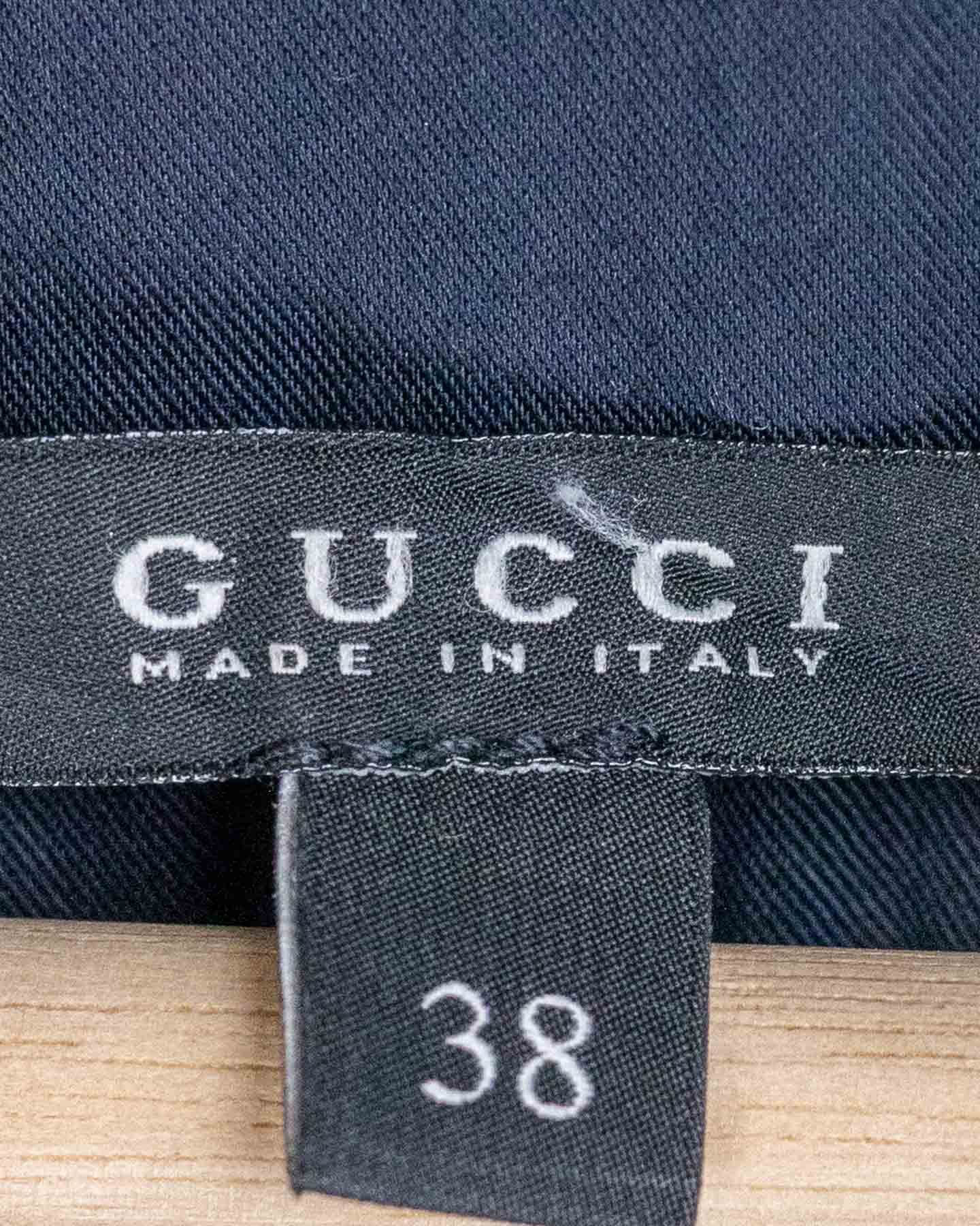 Robe Gucci Marine Avec Boutons Dorés