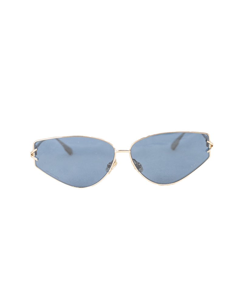 Dior Cat-Eye Sunglasses In Blue