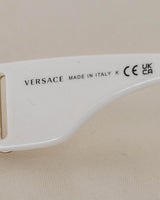 Versace Óculos de Sol Branco Medusa 