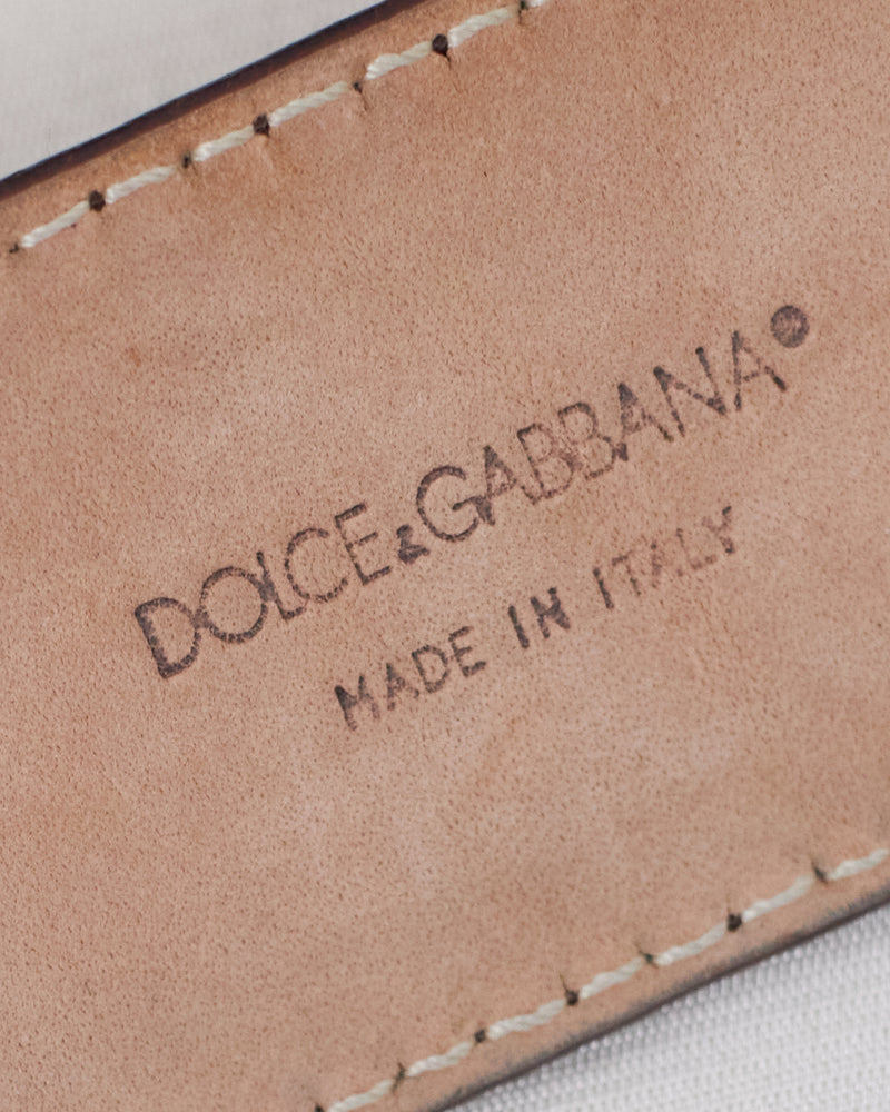 Ceinture marron Dolce&amp;Gabbana - taille 36