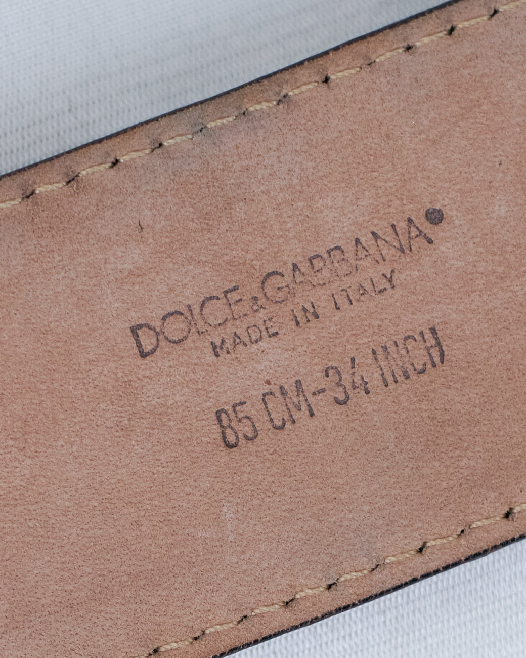Cinto Signature Dolce&amp;Gabbana Preto - tamanho 36 