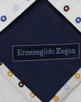 Cravate blanche Ermenegildo Zegna 