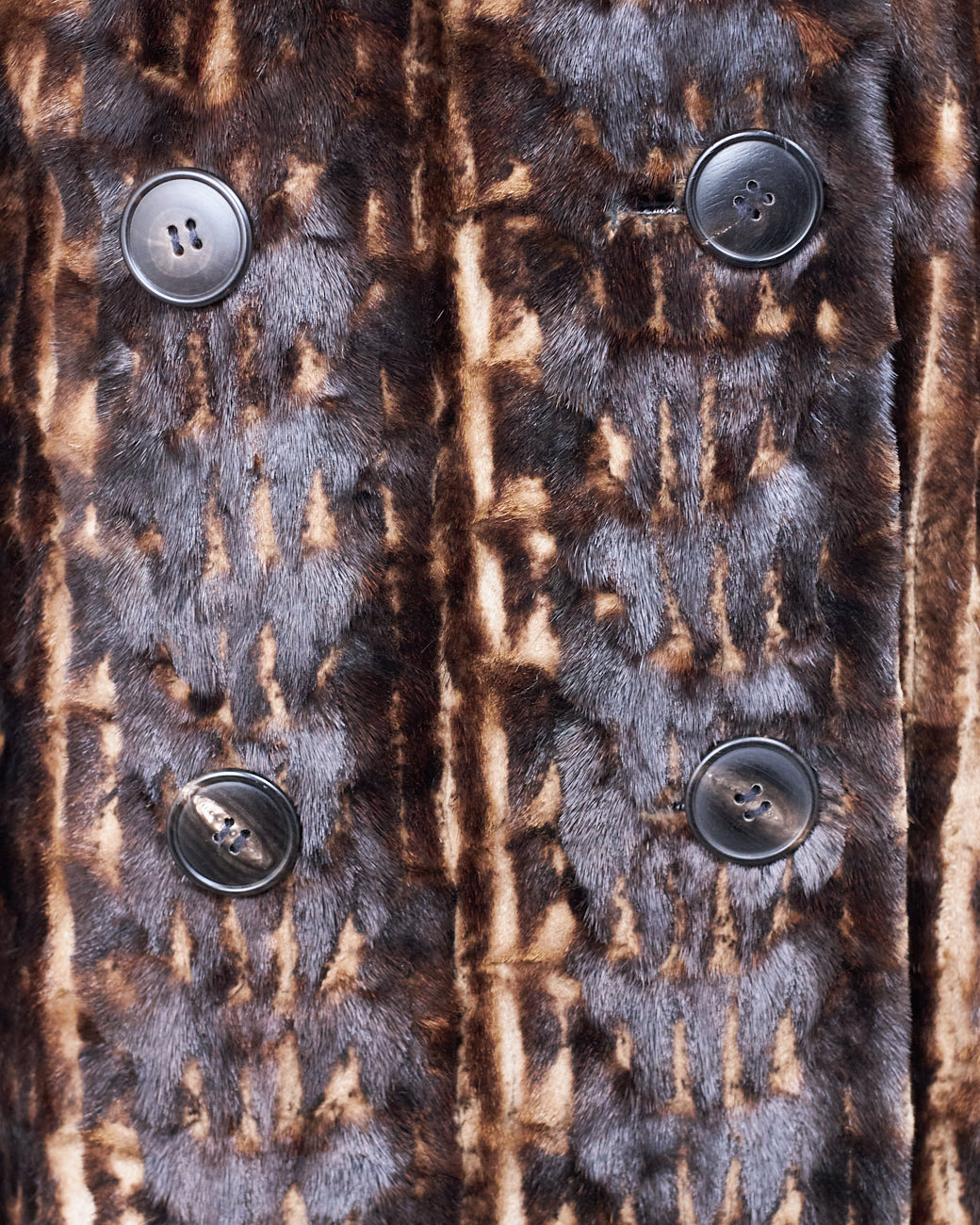 Dolce&amp;Gabbana jaqueta longa de pele de couro vintage