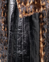 Dolce&Gabbana Vintage Leather Fur Long Jacket