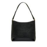 Leather Shoulder Bag Black - Yeahllow